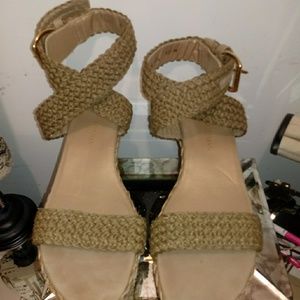 Stuart Weitzman Alex Ankle Wrap Espadrille Wedge
